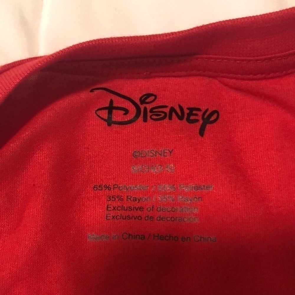 NWT Disney red T-shirt with Mickey and Pluto - Picture 2 of 5